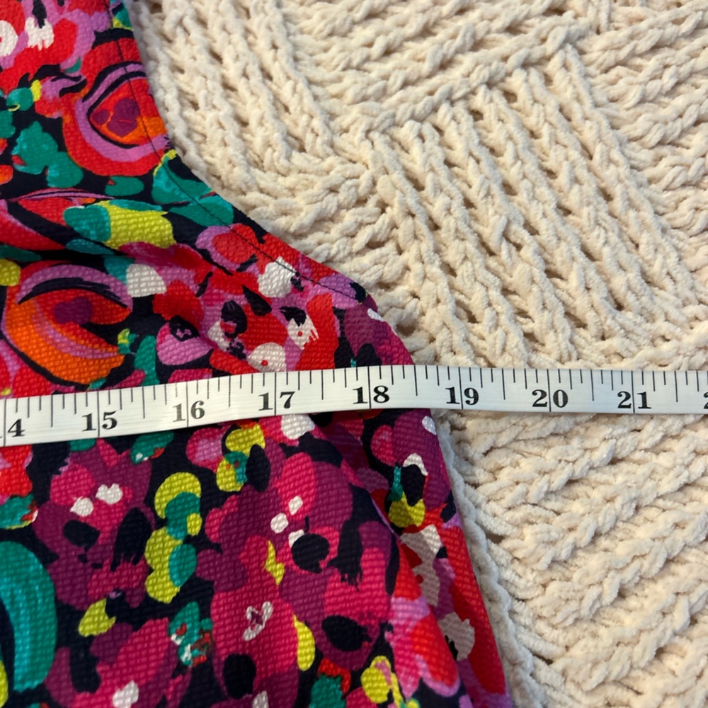 Lilly Pulitzer Ruffled Racerback Fushia Tank Top - Picture 10 of 11